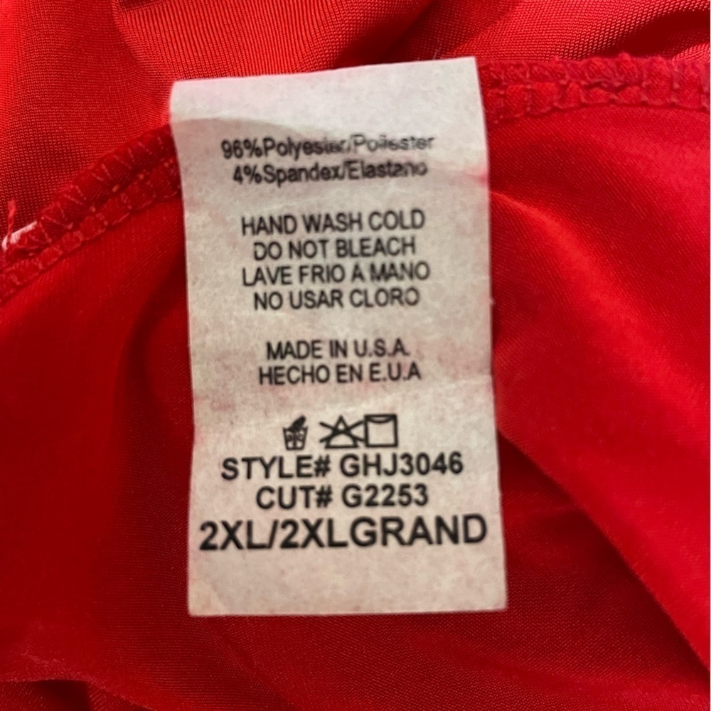 Women’s Red One Sleeved Raffle Bodysuit
New - Picture 5 of 5